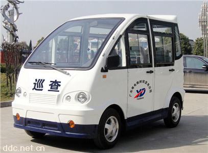  绿能达5座电动封闭巡逻车